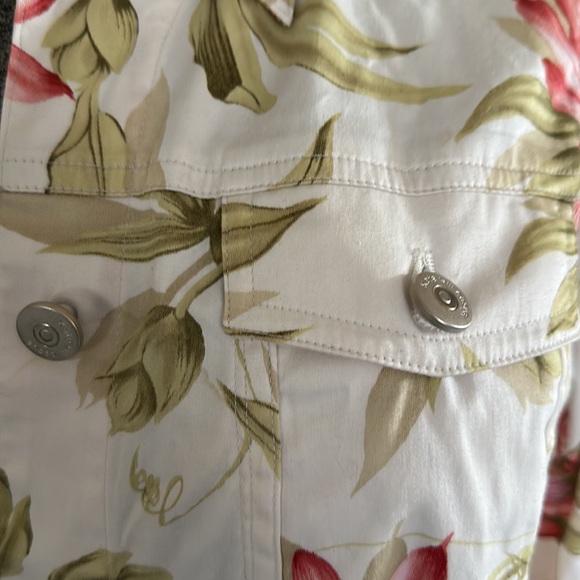 Floral Jean Jacket - Picture 2 of 6